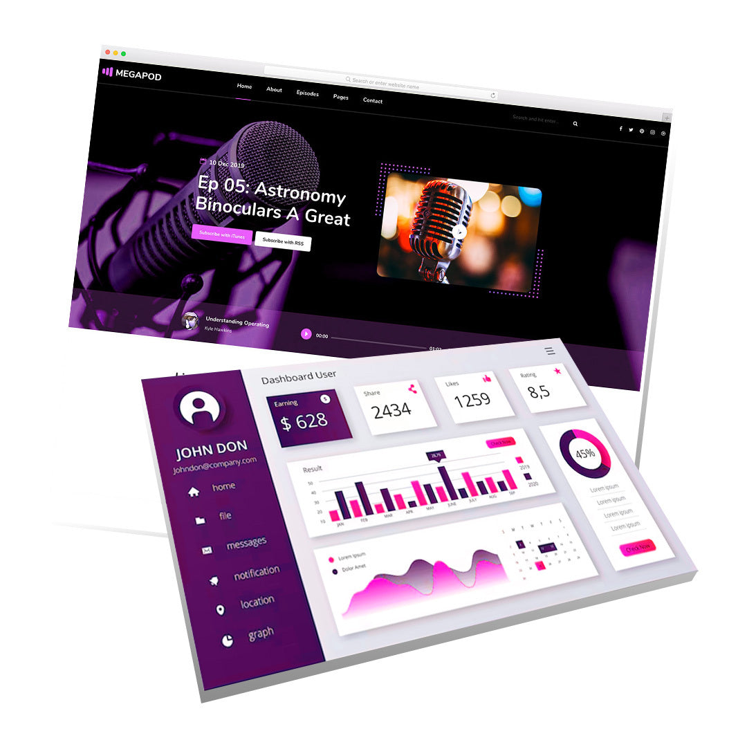 Personal Press Site + CRM